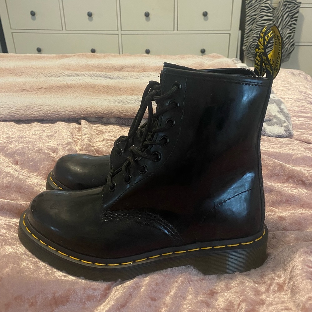 Dr. Martens Black Patent Leather